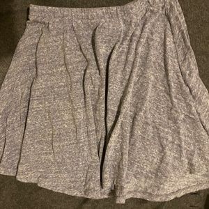 Grey Skater Skirt